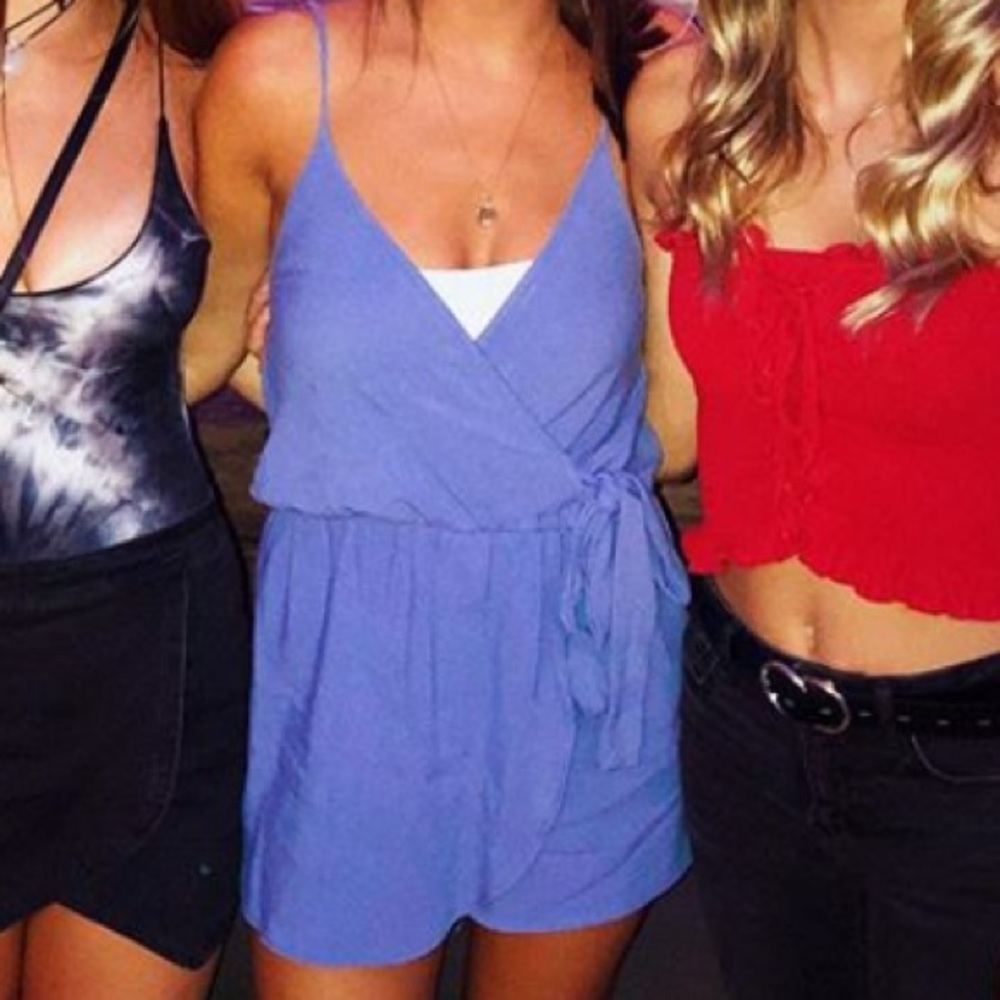 Blue romper